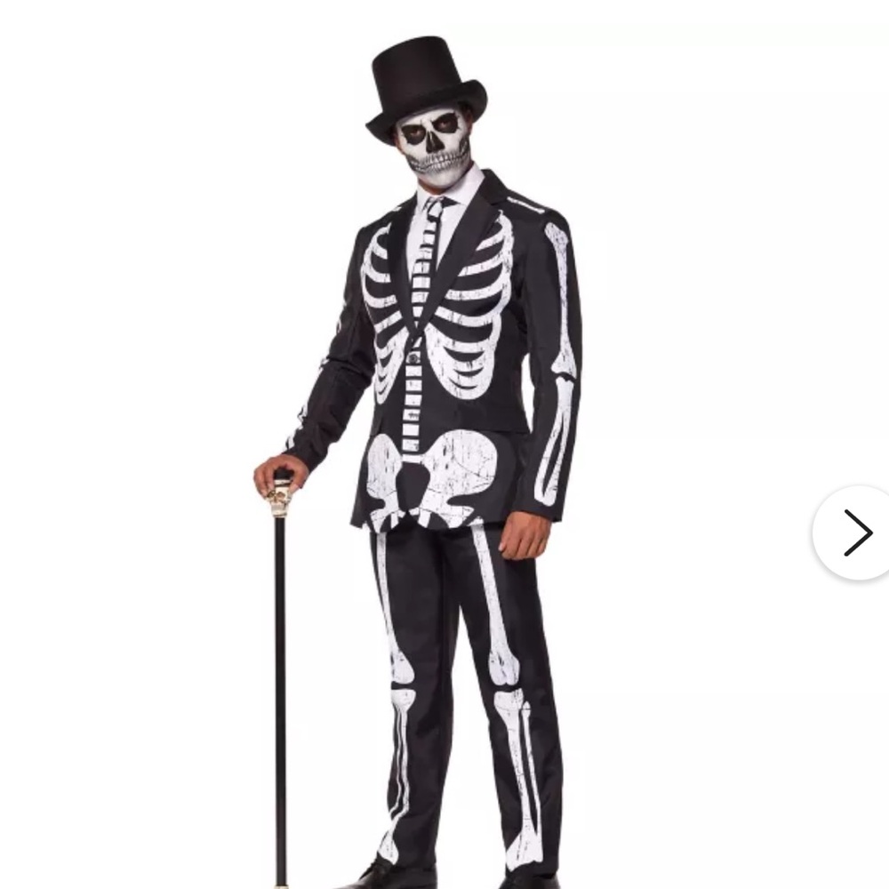 Spirit Skeleton Suit - Black and White